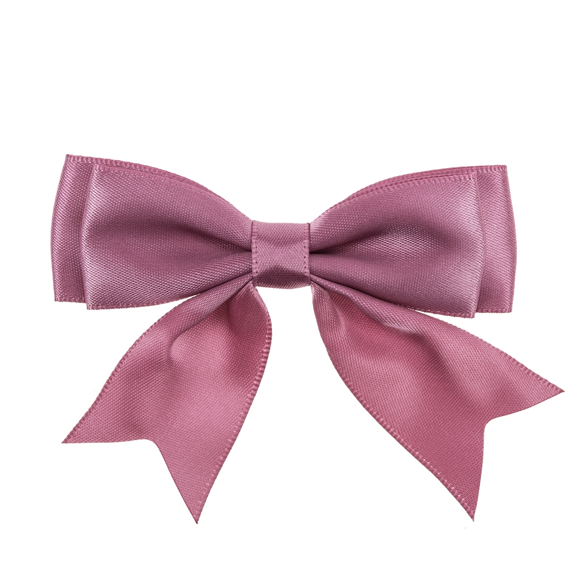 Double Dusky Pink Ribbon Bows 25mm wide