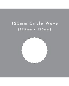 125mm Circle Wave Die-cut