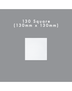 130mm Square Flat Blank Card