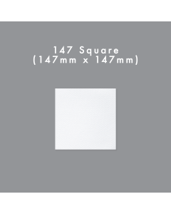 147mm Square Flat Blank Card