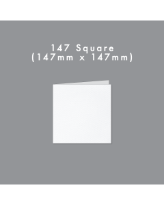 147mm Square Blank Card - Creased