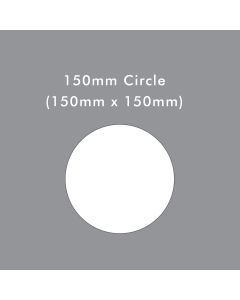 150mm circle die cut card blank