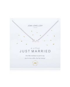 Joma Jewellery - A Little Just Married Necklace - Silver