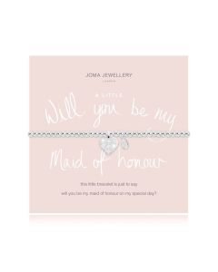 Joma Jewellery - A Little Will You Be My Maid of Honour Bracelet - Silver