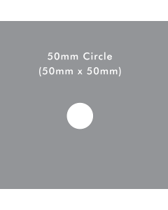 50mm circle tag die cut