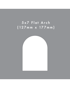 5 x 7 Arch Die Cut Card Blank