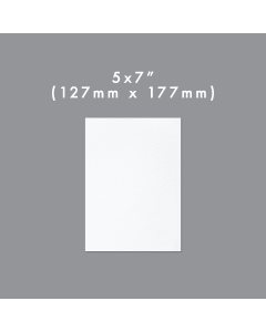 5x7 inch Flat Blank Card