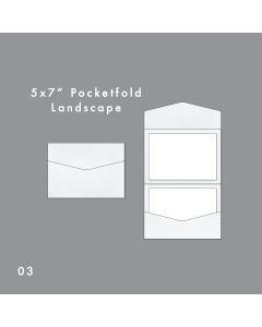 5 x 7" Pocketfold 03 - Landscape