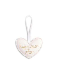 Katie Loxton - Decoration - Happy Ever After - Heart Shaped Pearlescent White