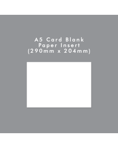 A5 Card Blank - Insert Paper