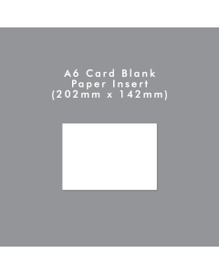 A6 Card Blank - Insert Paper