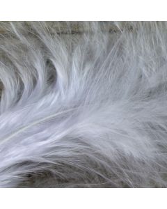 Bright White Marabout Feathers