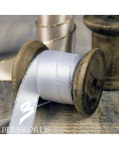 Berisfords Metallic and Iridescent Edged Satin Ribbon