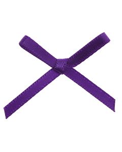Purple Ribbon Bows 3mm