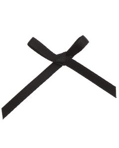 Black Ribbon Bows 3mm
