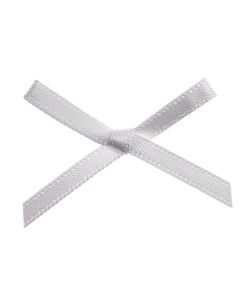 White Ribbon Bows 3mm