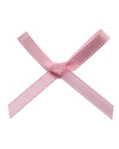 Pale Pink Ribbon Bows 3mm