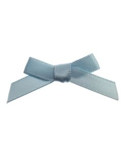 Sky Blue Ribbon Bows 7mm