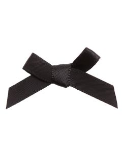 Black Ribbon Bows 7mm