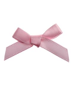 Pale Pink Ribbon Bows 7mm