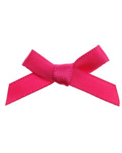 Hot Pink Ribbon Bows 7mm