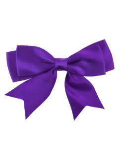 Purple Ribbon Bows 25mm
