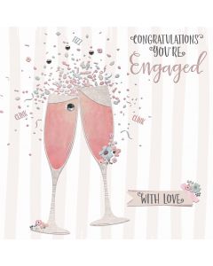 Congratulations you're engaged. With love