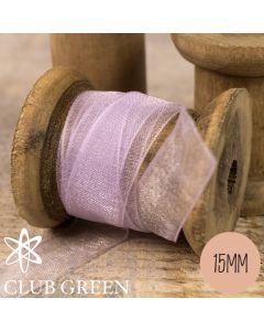 Club Green Organza Ribbon 15mm