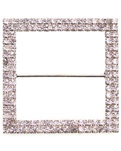 Chair Bow / Cake Buckle - Duo Diamante Square 