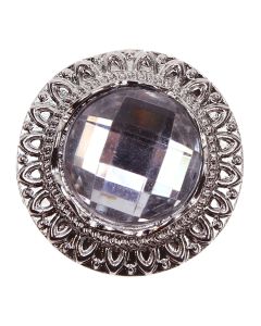 Lima Circular Diamante Embellishment with metal rim