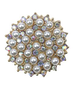 Pearly Dream Gold diamante and pearl embellishment