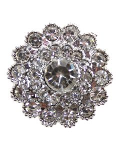 The Blenheim - a circular diamante embellishment
