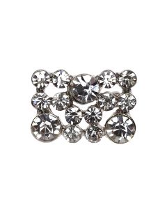 Carina (Small) Rectangular Diamante Embellishment