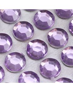 6mm Lilac Self Adhesive Jewel Gems
