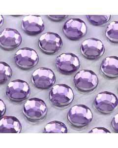 4mm Lilac Self Adhesive Jewel Gems