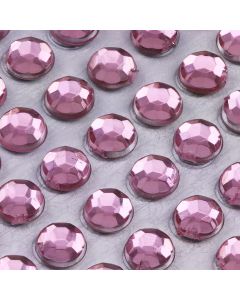 4mm Pale Pink Self Adhesive Jewel Gems