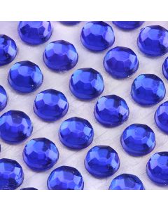 4mm Royal Blue Self Adhesive Jewel Gems