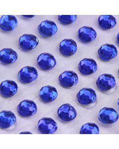 3mm Royal Blue Self Adhesive Jewel Gems