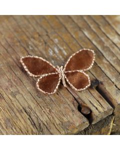 Small Coffee Sheer Butterflies