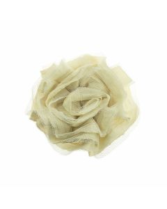 Small Ruffle Flower Brooch - Front