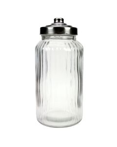 Large Candy Jar with Metal Lid