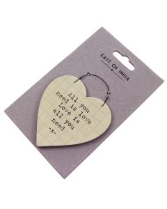 All You Need is Love - Heart Gift Tag