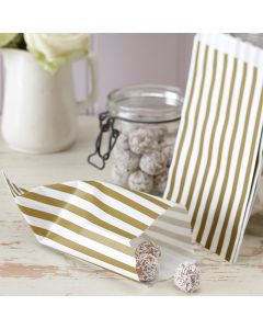 Antique Gold and Ivory Candy Bags
