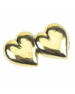 Gold Double Heart Embellishment 