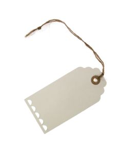 Ivory Luggage Tags - Detail