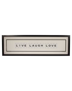 'Live Laugh Love' Vintage Playing Card Frame