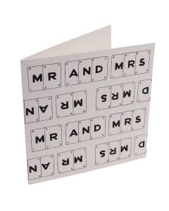 Mr and Mrs Greeting Card