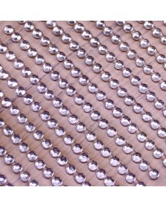 3mm Gem Self Adhesives - Silver Clear - Zoom