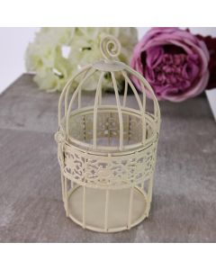 Birdcage with Lid (Ivory)