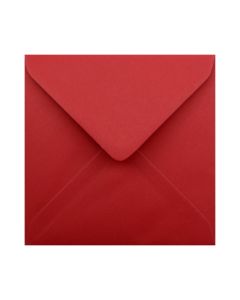 Scarlet Red 155mm Square Envelopes